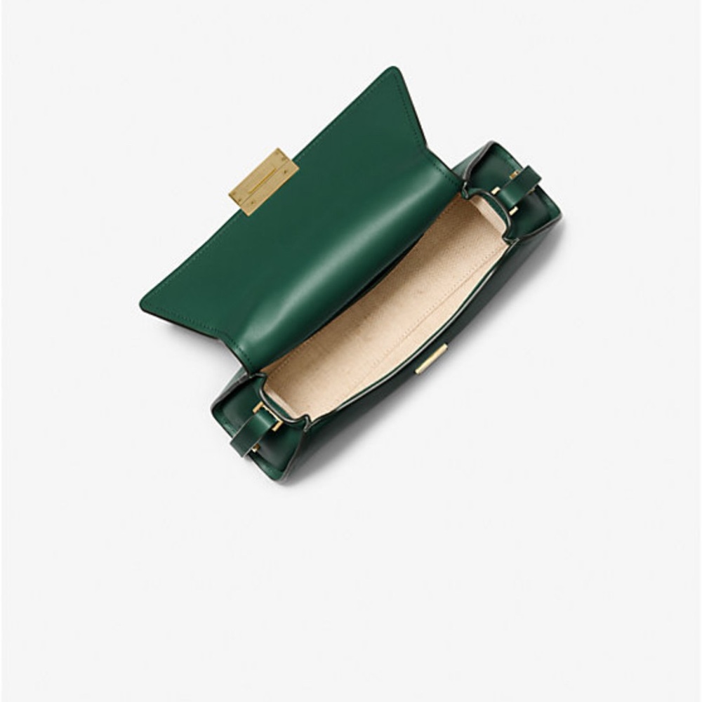 Michael Kors Ludlow Medium Green Shoulder Bag, NWT - Picture 2 of 10